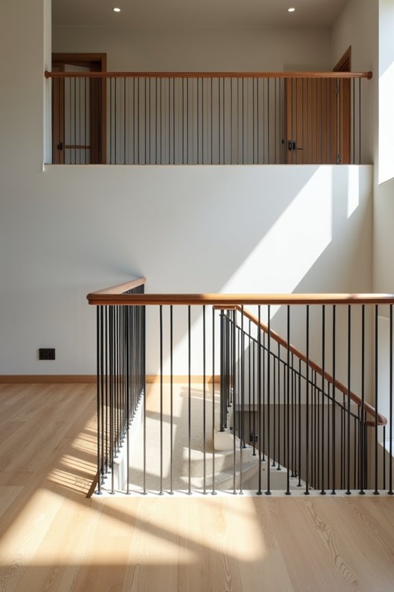 plan sightlines railing height