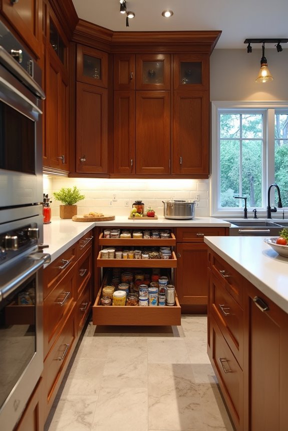 What Is a Chef Kitchen and How to Design One 3 pull out pantry for organized storage