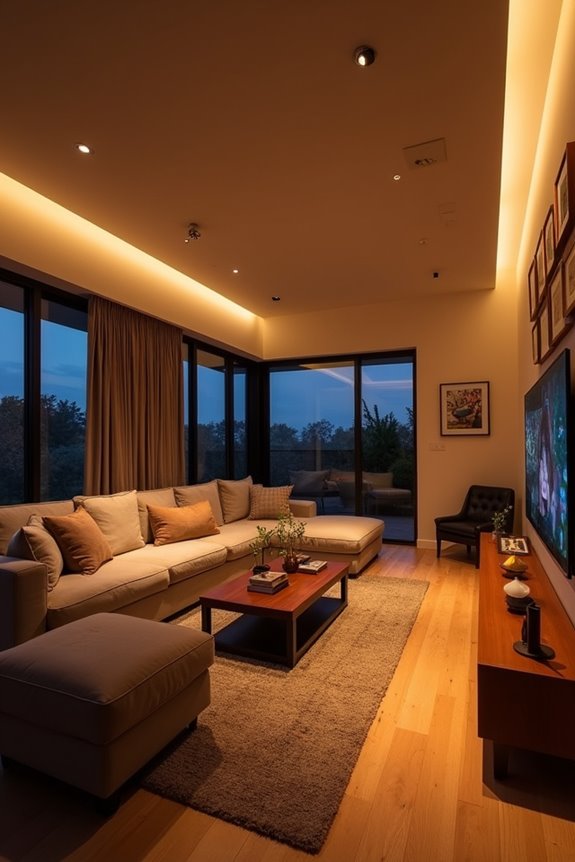 recessed lighting for comfort