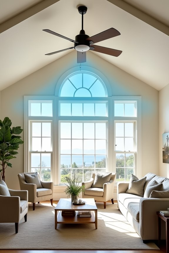 room layout dictates fan size requirements