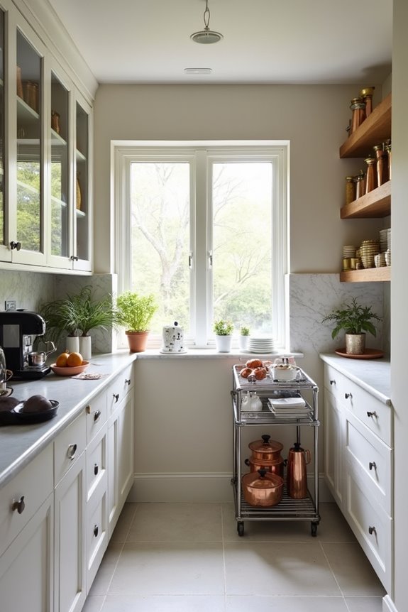 Why Are Homeowners Bringing Back the Scullery Kitchen? 12 scullery keeps appliances concealed