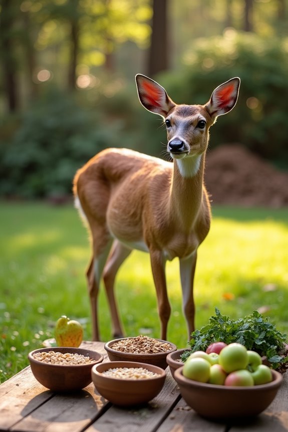 7 Foods You Can Safely Feed Deer in Your Backyard 1 seasonal browse and mast preferences