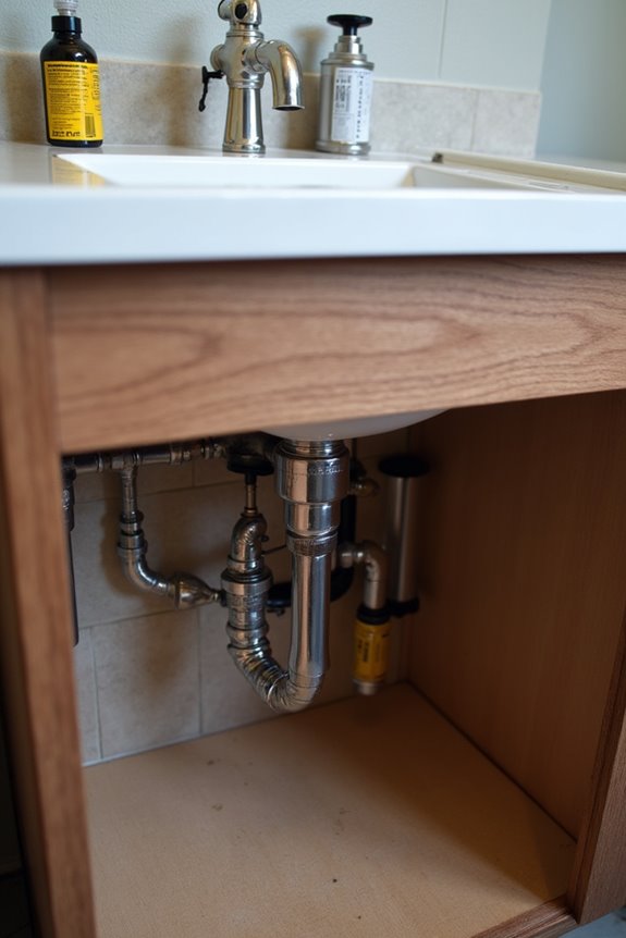 setting up sink plumbing correctly