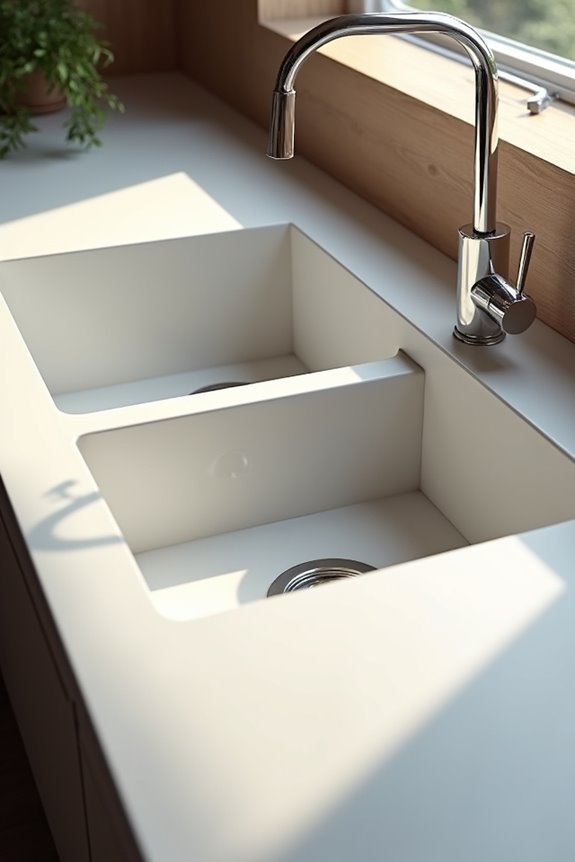 silgranit dual zone divider sink