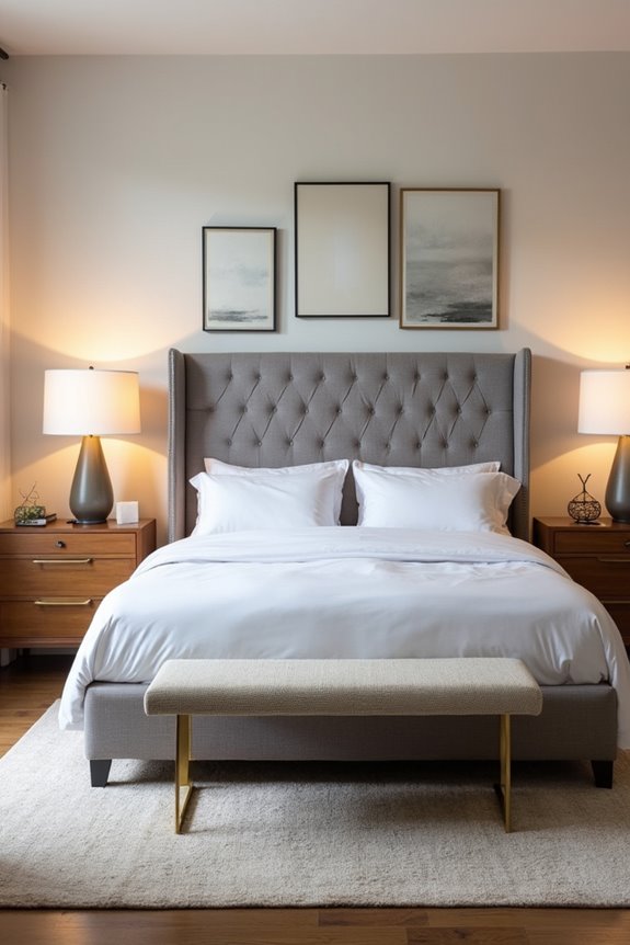 soft affordable upholstered beds