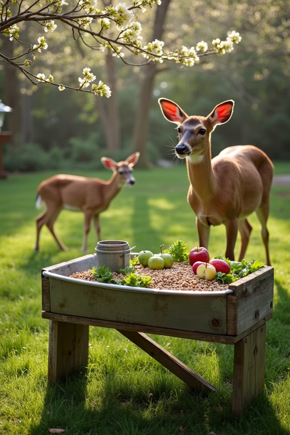 7 Foods You Can Safely Feed Deer in Your Backyard 6 strategic deer feeding station placement