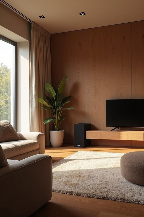 subwoofer away from parallel walls