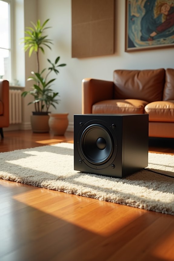 subwoofer crawl identifies sweet spot