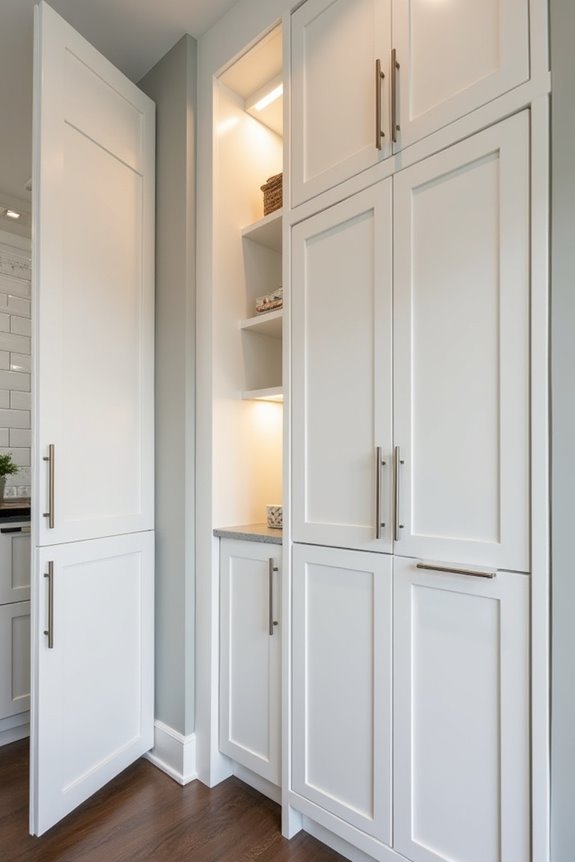 How Deep Are Standard Kitchen Cabinets? 4 tall pantry cabinet configurations and depths