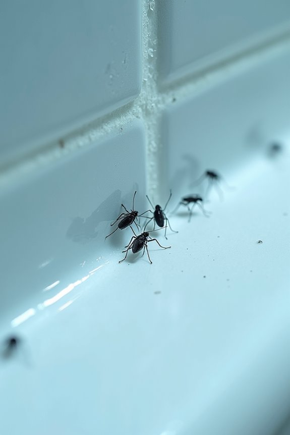 tape test confirms drain flies presence