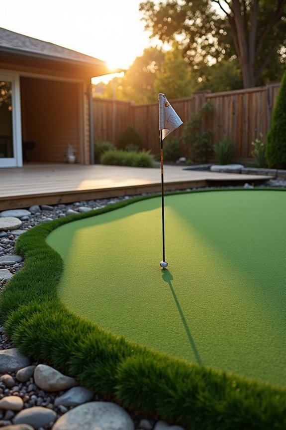How Much Does a Backyard Putting Green Cost Before You Build 5 tour quality greens require higher complexity