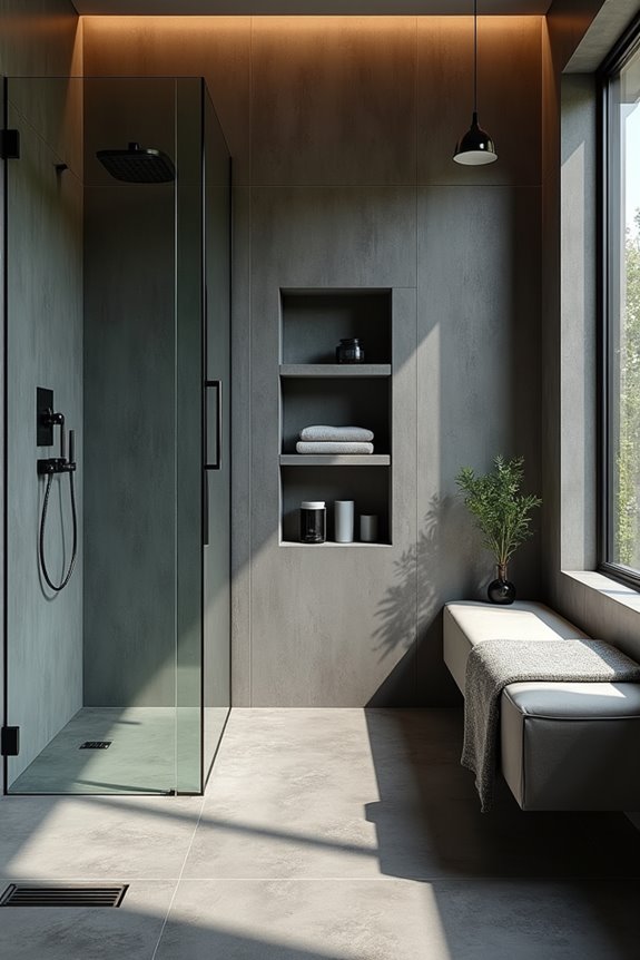waterproof wet room storage solutions
